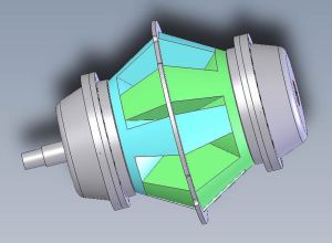 Schukey-Maschine 3d Techn. Zeichnung